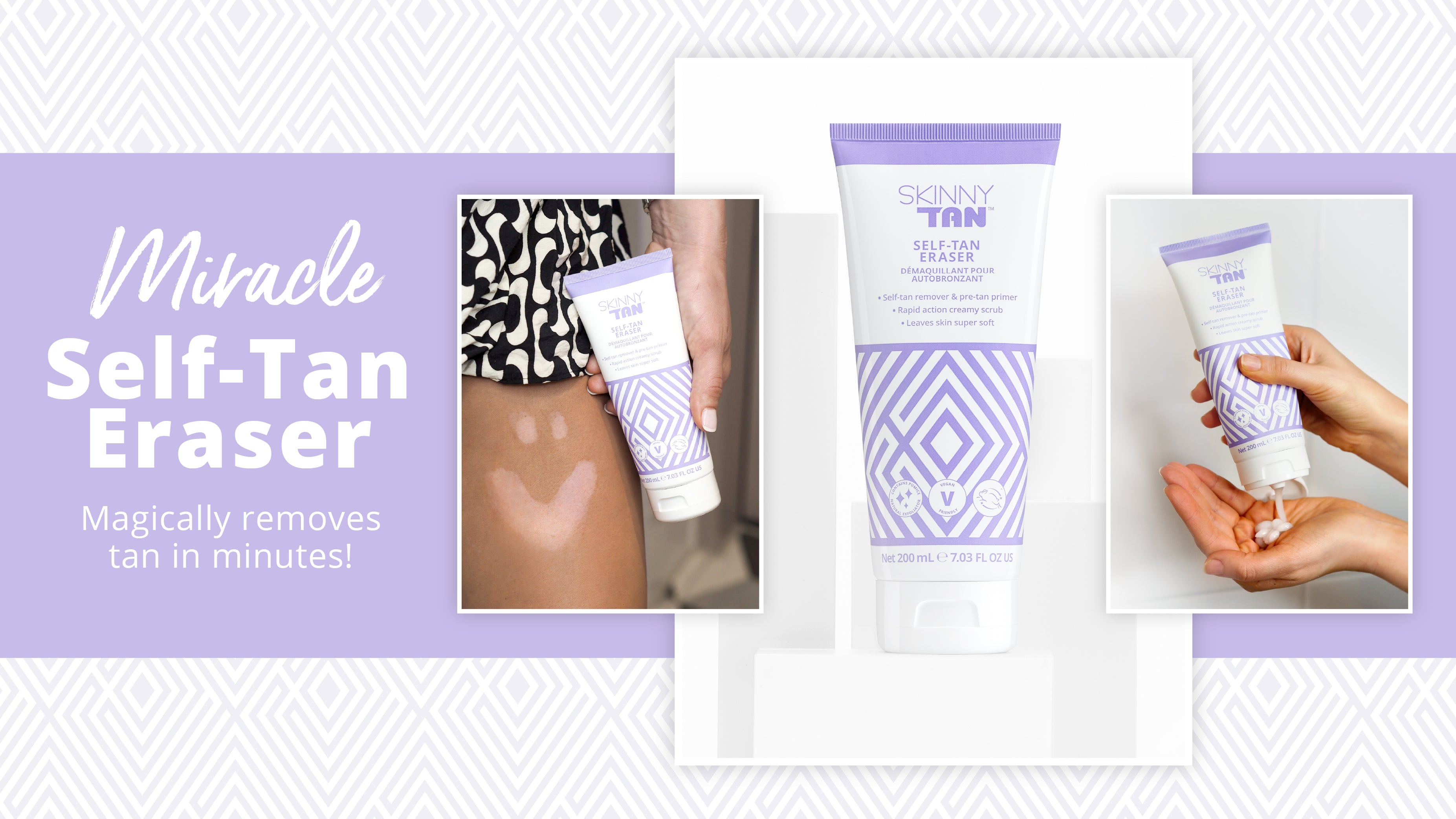 NEW Miracle Tan Eraser: Removing Old Self-Tan Has Never Been Easier!