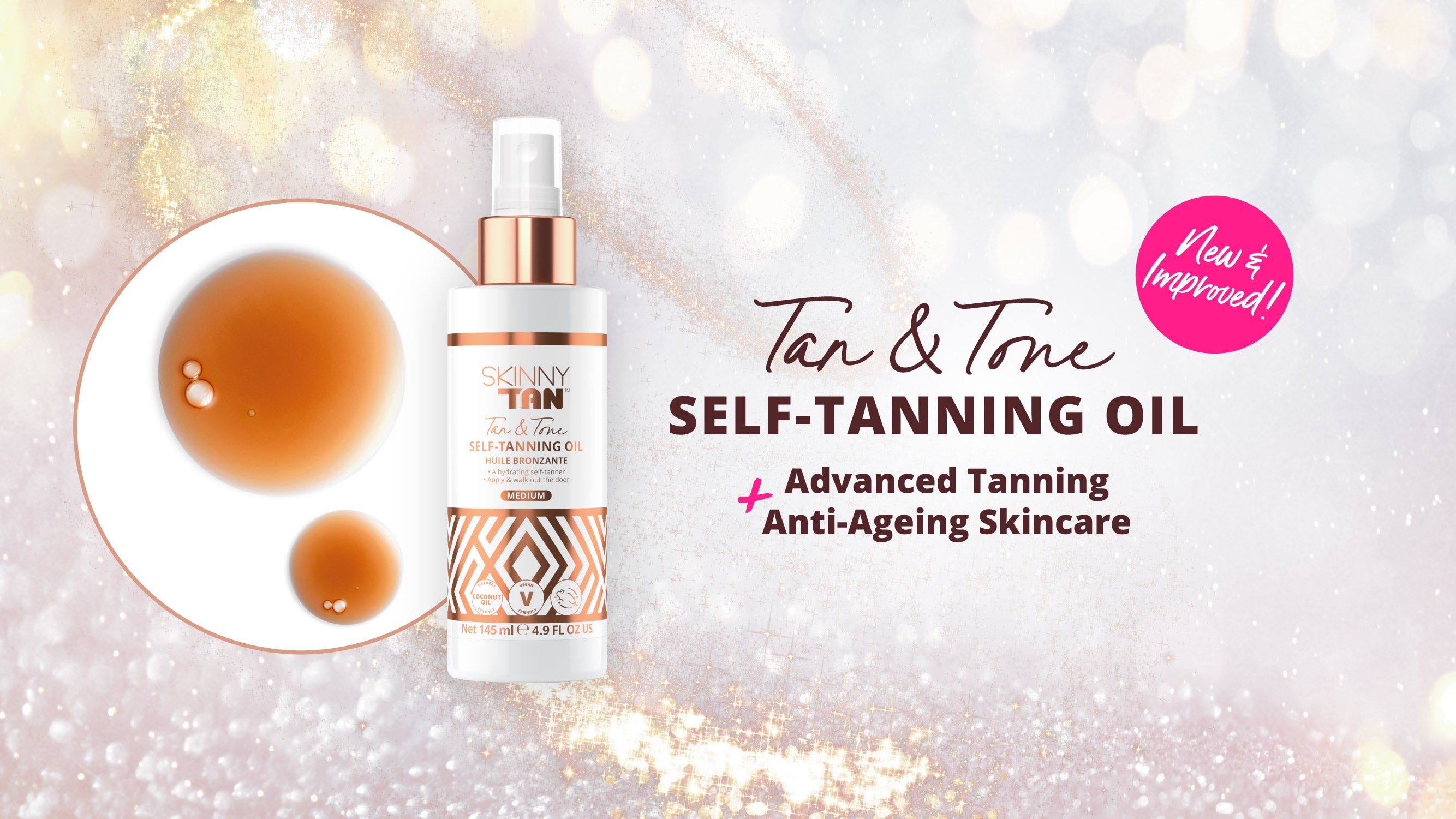 Spritz, Glow & Go: Our Best-Selling Tan & Tone Oil, Now SUPERCHARGED