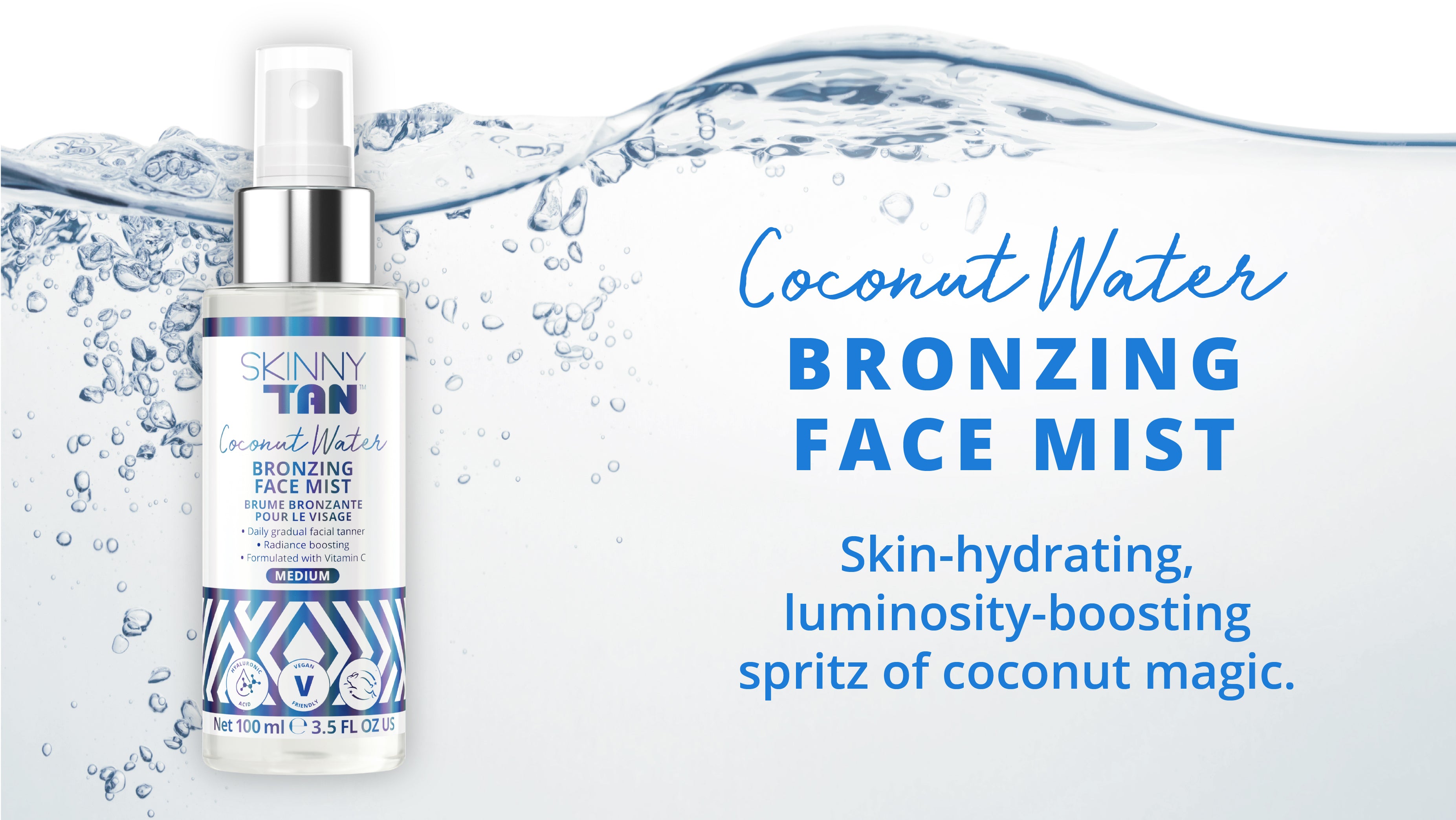 Spritz Your Way To Luminosity: NEW Coconut Water Face Bronzing Mist