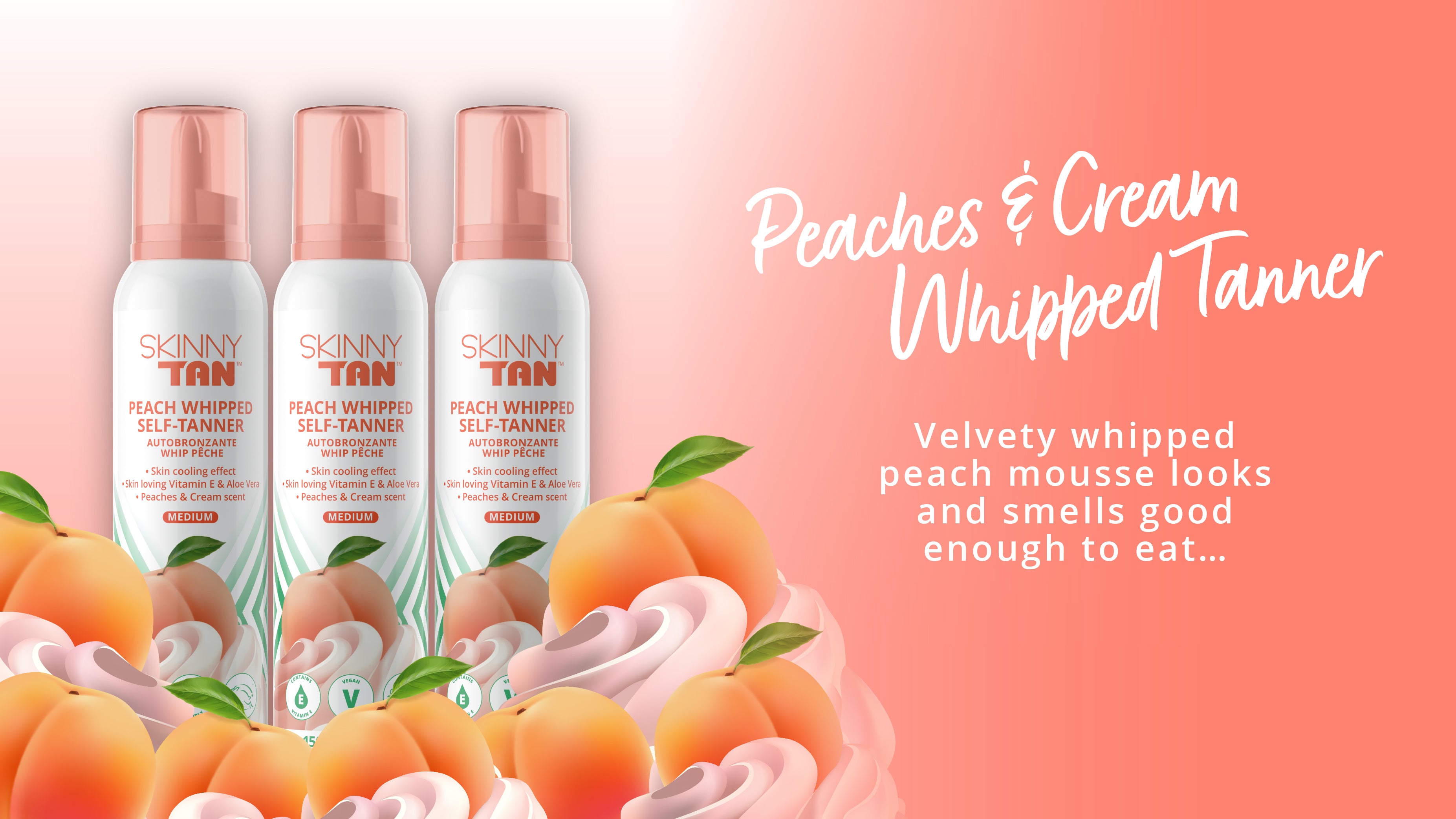 Whip It Like It's HOT! Meet Our NEW Peach Whipped Self-Tanner