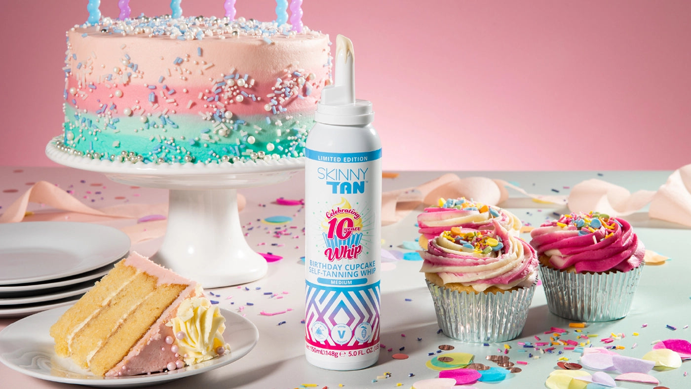 It Makes Tanning A PIECE OF CAKE: Meet Our NEW Limited Edition Birthday Cupcake Self-Tanning Whip!